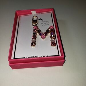 Handbag Purse Charm Keychain Letter M New